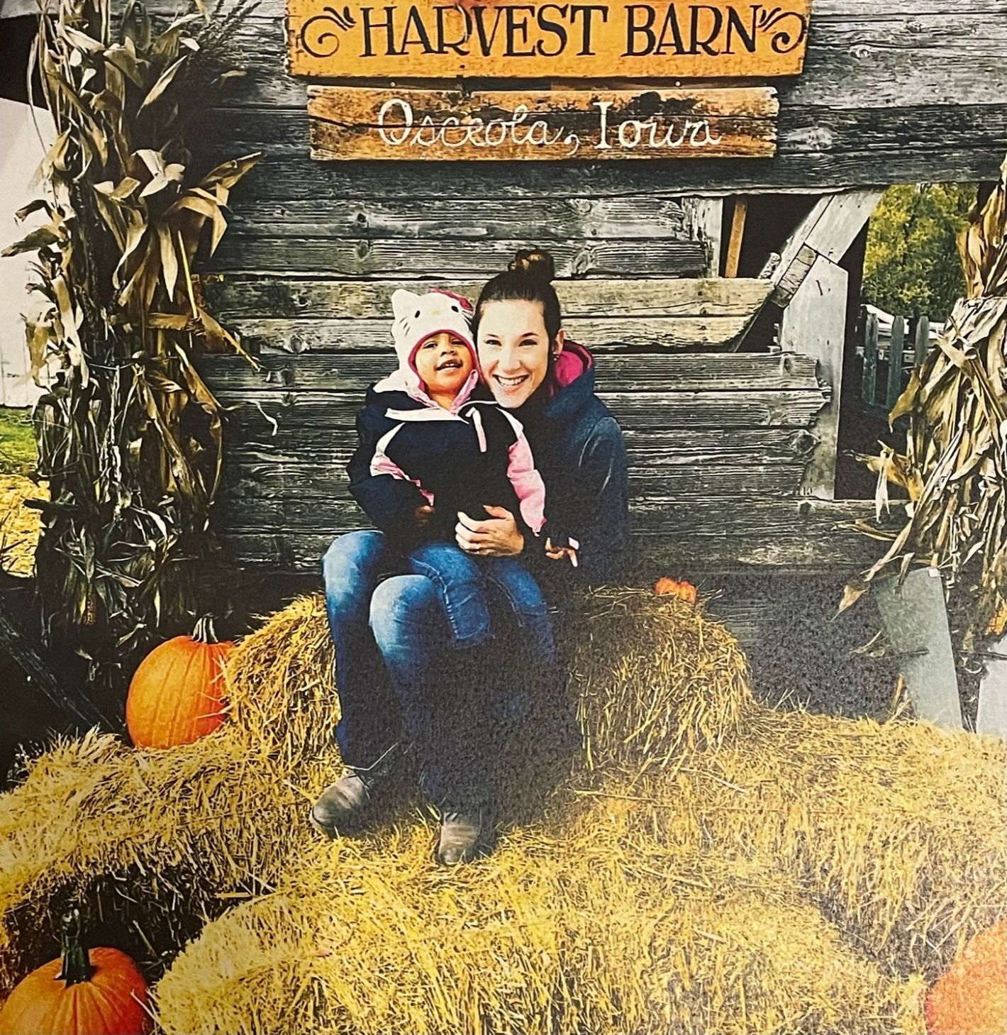 Bailey Boswell and daughter